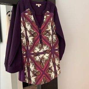Purple blouse